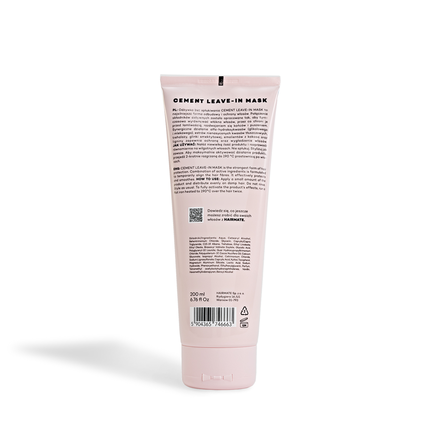 Cement (Leave in Mask) maska bez spłukiwania 200 ml