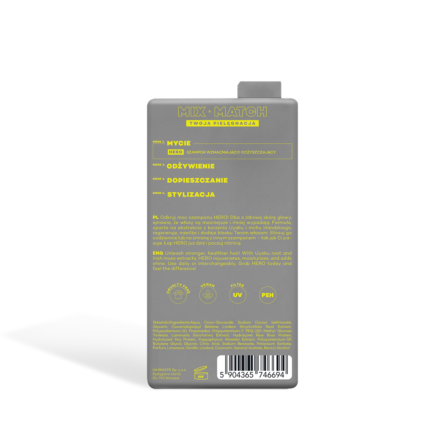 Hero szampon wzmacniający 250 ml