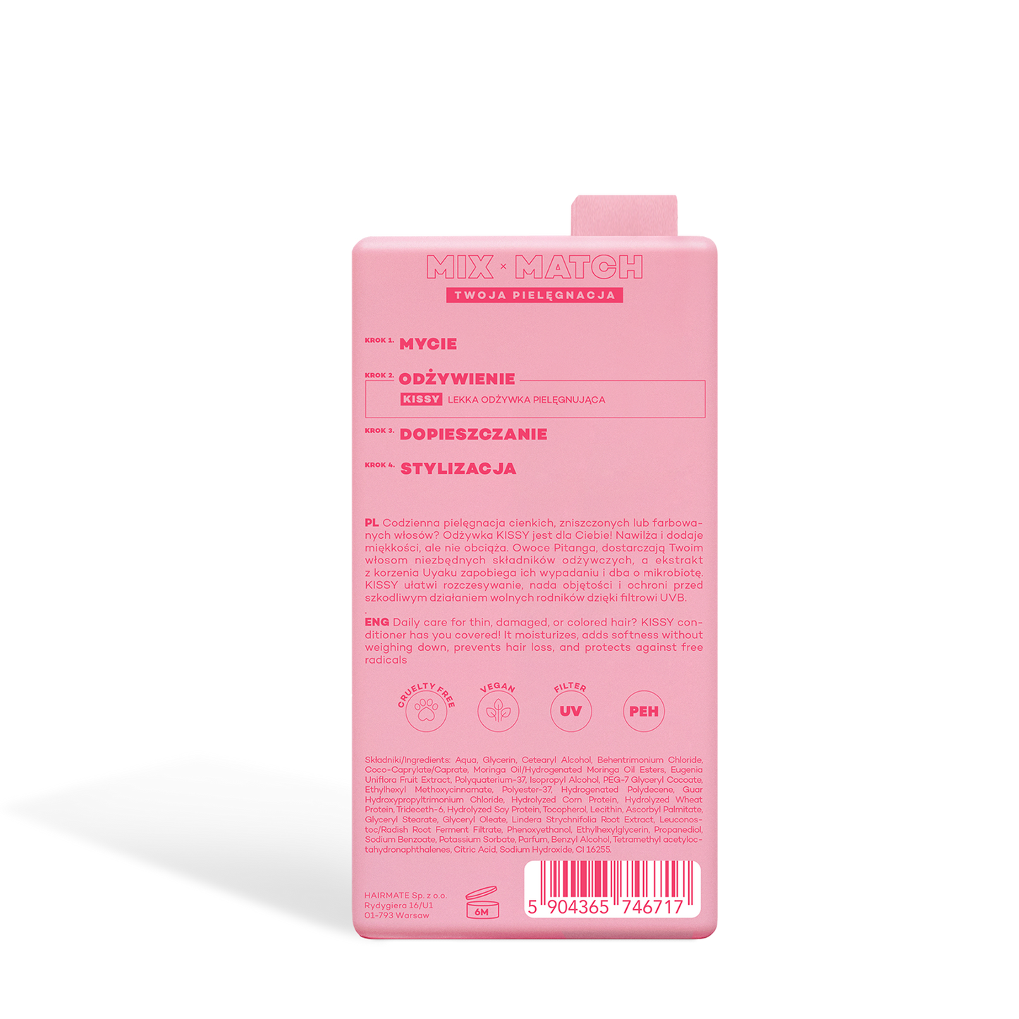 Kissy odzywka do włosów cienkich 250 ml