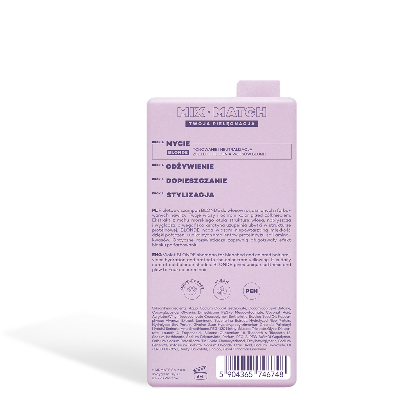 Blond szampon do włosów blond 250 ml