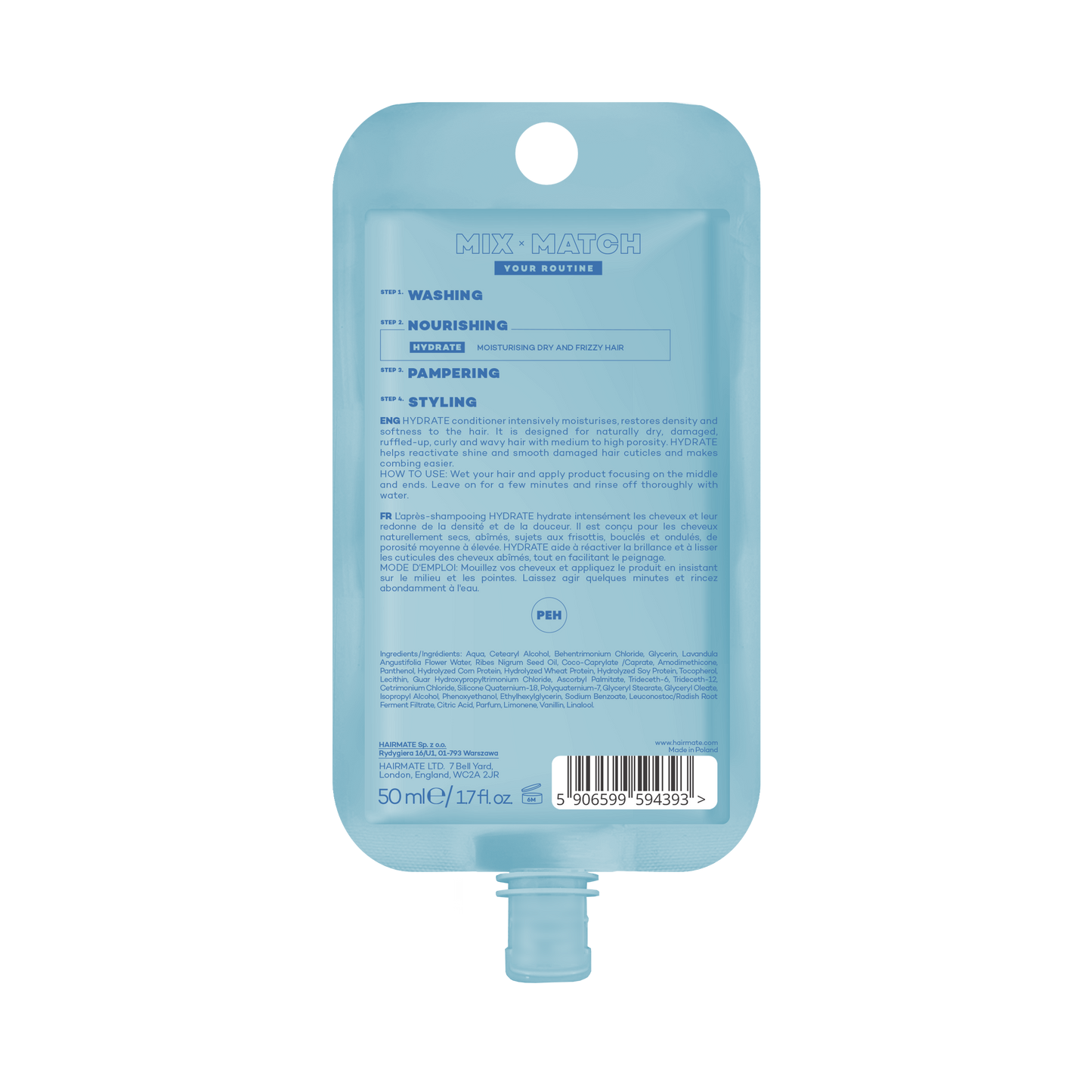 Hydrate MINI odżywka nawilżająca odżywka do włosów 50 ml