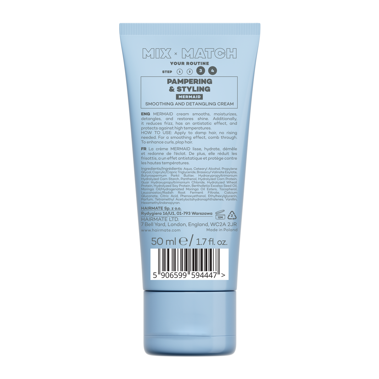 Mermaid MINI krem do włosów ułatwiający rozczesywanie 50 ml