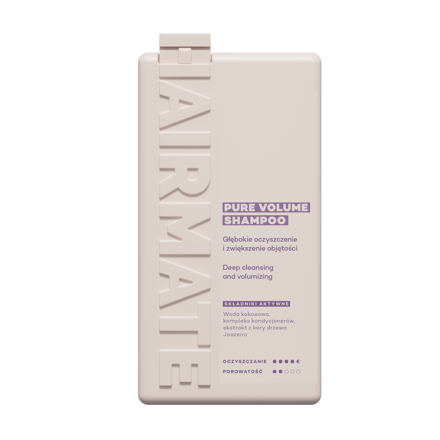Pure volume shampoo Oczyszczający szampon do włosów dodający objętość, 250 ml
